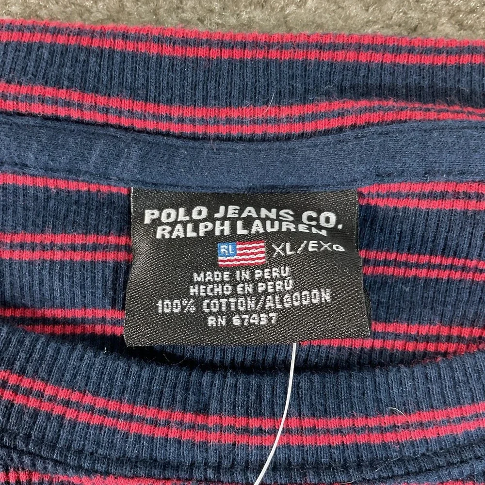 Polo Jeans Co. Ralph Lauren‎ Mens XL Striped T-Shirt 1967 NWT